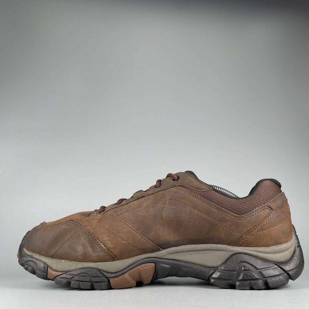 Merrell Moab Adventure Men 11.5W Brown Leather Hiking Shoe Outdoor Trail Sneaker - Picture 7 of 9